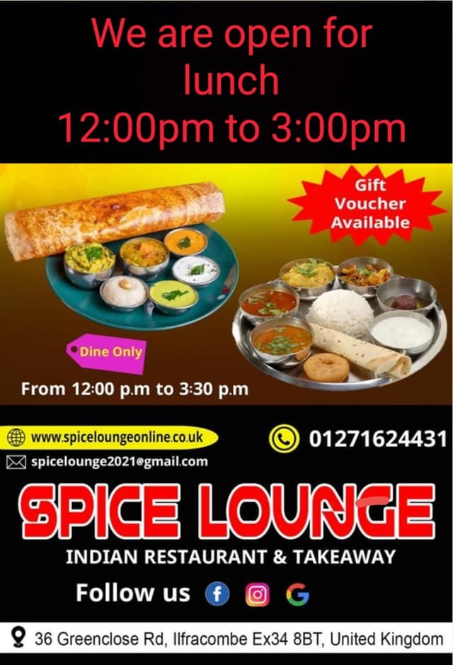 Spice Lounge Indian Restaurant & takeaway